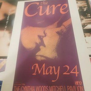The Cure Concert Poster The Cure Houston, TX May 24, 2000